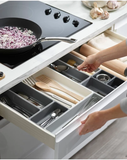 Joseph Joseph - Blox™ 10-piece Drawer Organiser Set (Grey)