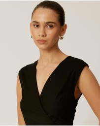 Tussah - Becca Linen Blend Wrap Dress