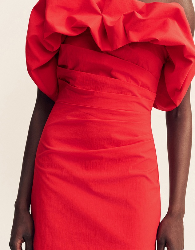 Shona Joy - Campbell Strapless Bubble Mini Dress