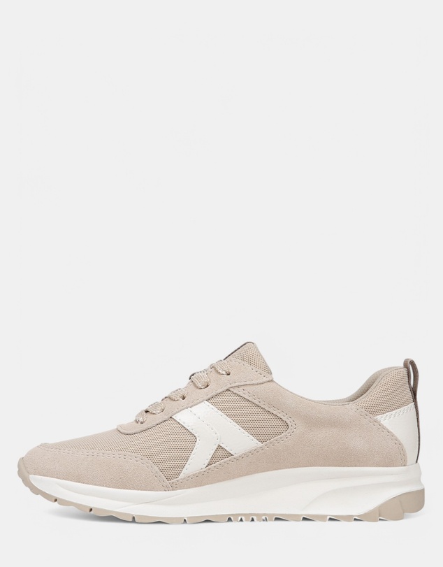 Naturalizer - Shay Jogger Lace-Up Sneaker - White/Beige