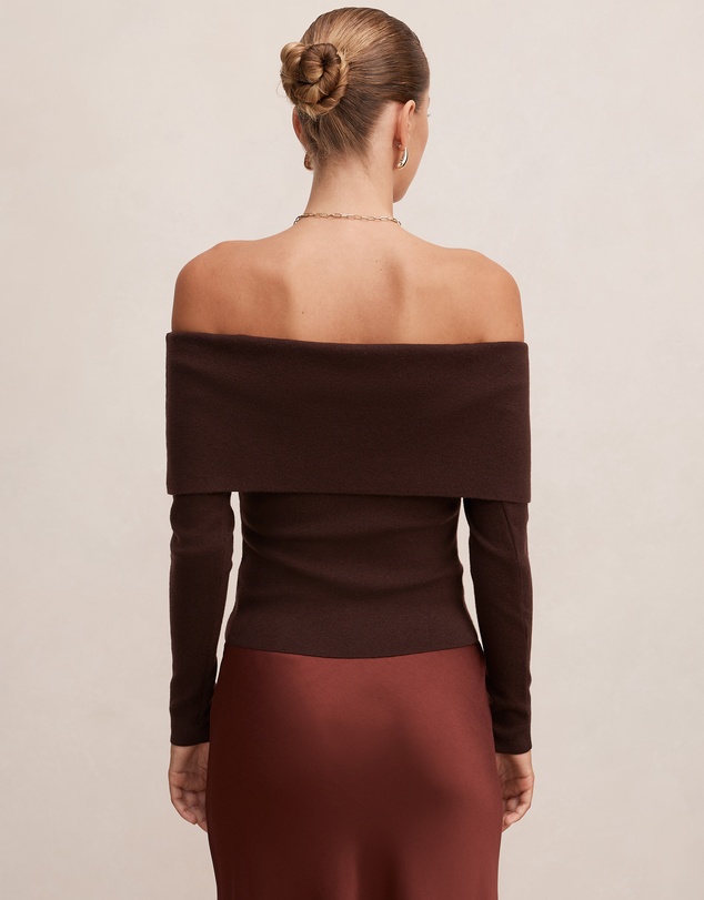 Forever New - Mariella Knitted Bardot Top