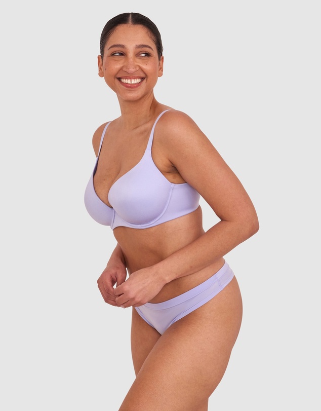 Bras N Things - Body Bliss Contour Plunge Bra - Pale Blue
