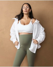 Soon Maternity - Active Overbelly Side Pocket 7/8 Leggings