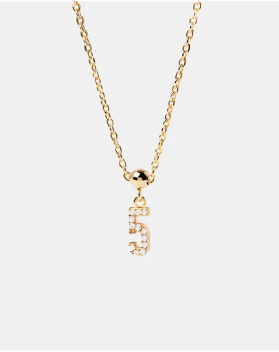 PDPAOLA - Charm Necklace Number 5 Charm