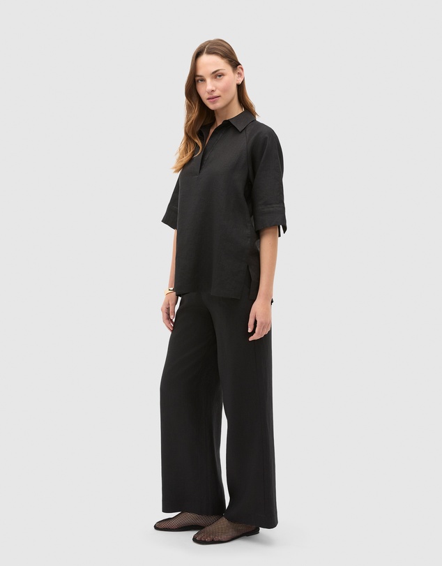 Seed Heritage - Core Linen Waisted Pant