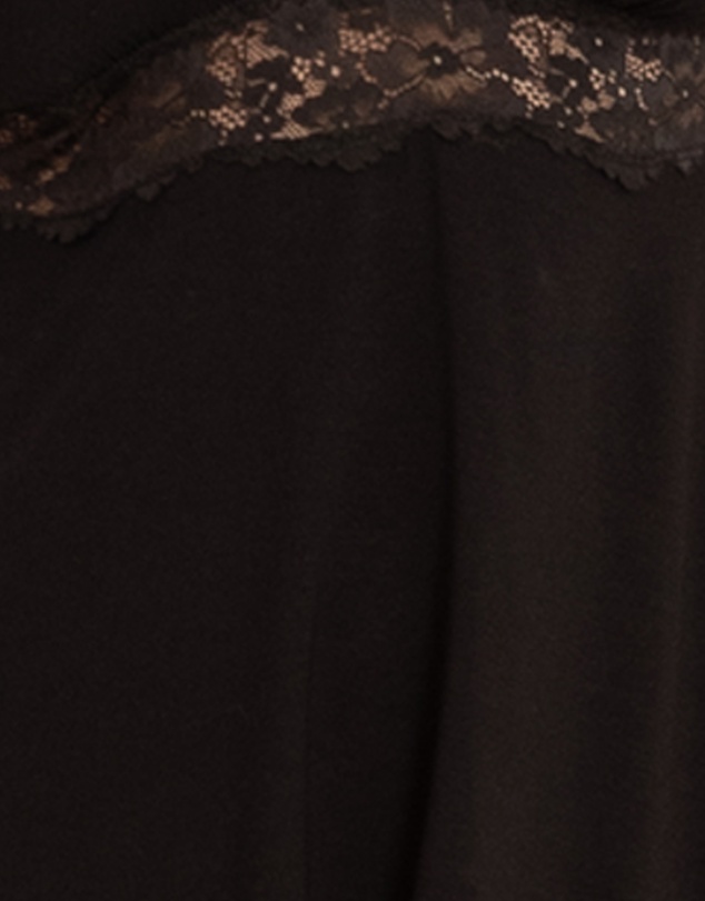 Oh!Zuza - Viscose & Lace Short V Neck Babydoll Chemise