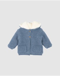 Bebe by Minihaha - Knitted Hooded Jacket - Babies