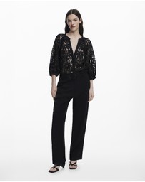Desigual - Cut-out blouse