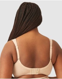 Naturana - Side Smoothing Organic Cotton Wirefree Minimiser Bra