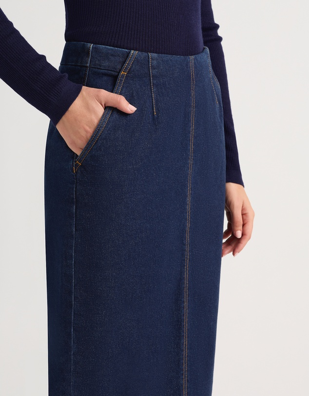 David Lawrence - Sue Denim Pencil Skirt