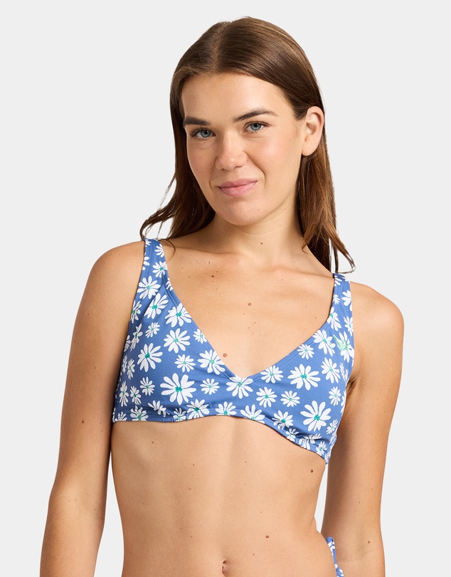 Roxy - Womens Printed Essentials Underwire D Cup Bikini Top