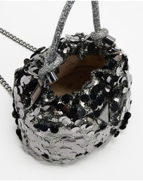 GUESS - Holiday Shine Top Handle Pouch