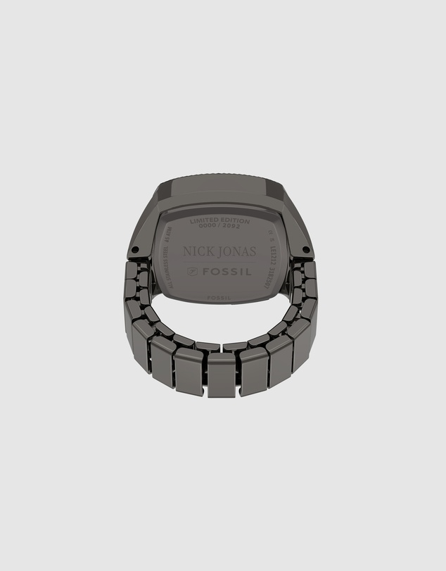 Fossil - Machine Luxe Watch Ring Gunmetal Analogue Watch