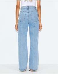 Dazie - London High Waisted Wide Leg Jeans