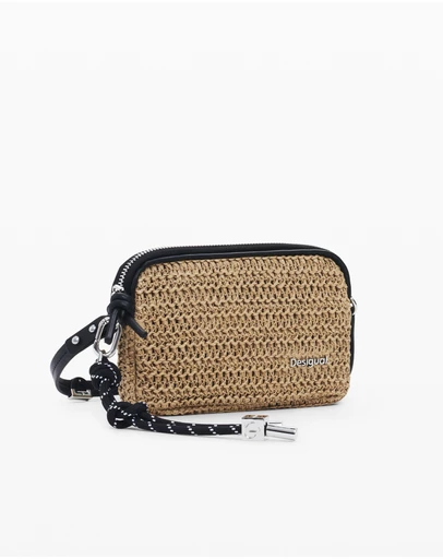 Desigual - S logo raffia wallet