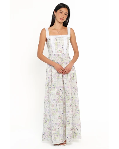 Petal & Pup - Raelyn Maxi Dress - Purple Abstract