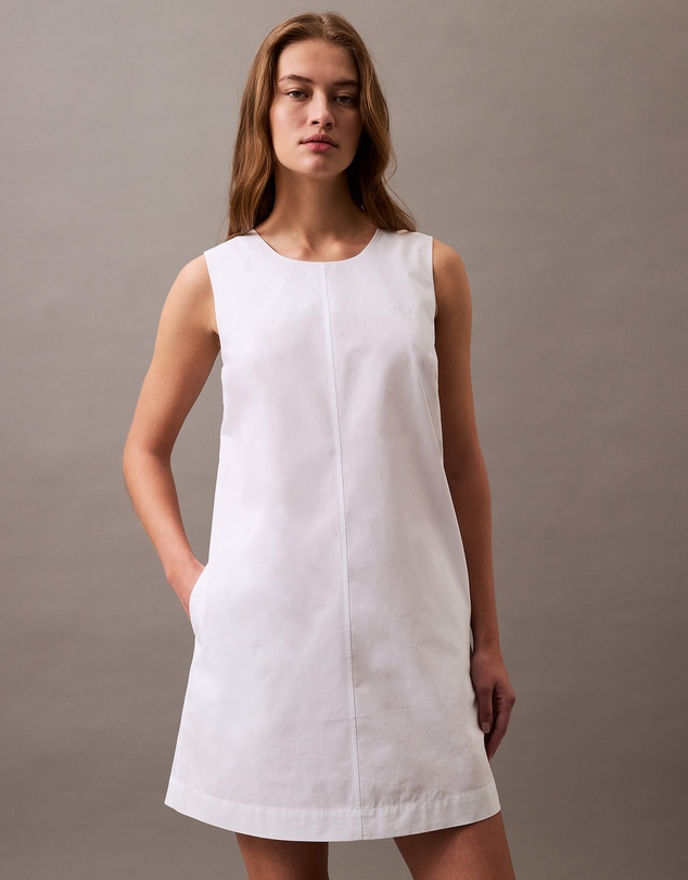 Calvin Klein Jeans - Cotton Poplin Sleeveless Mini Dress
