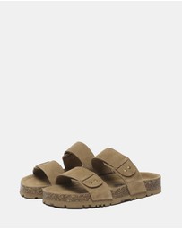 EVERAU - EverAU Ugg Aurelia Cow Suede Upper Sandals