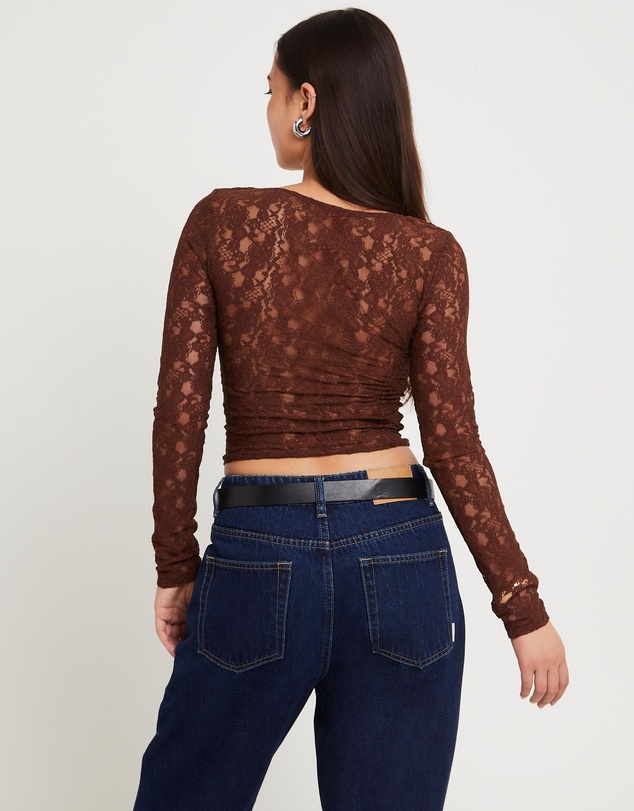 Alice In The Eve - Hailey Long Sleeve Lace Top