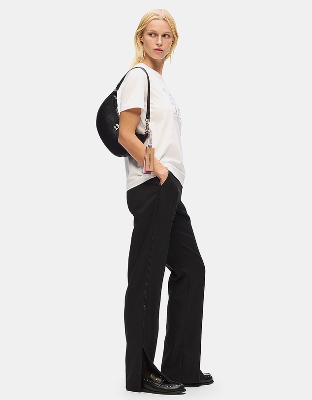 Karl Lagerfeld - Ikon Pebble Moon Shoulder Bag