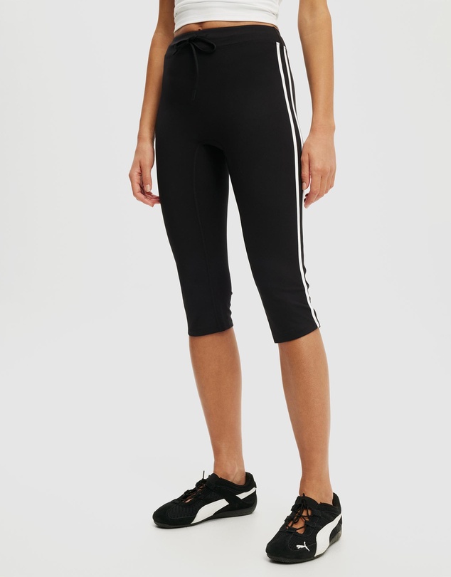 Cotton On Body Active - Ultra Soft Tie Front Capri Tights