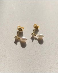 SAINT VALENTINE - Aspen Mini Drop Earrings - Gold
