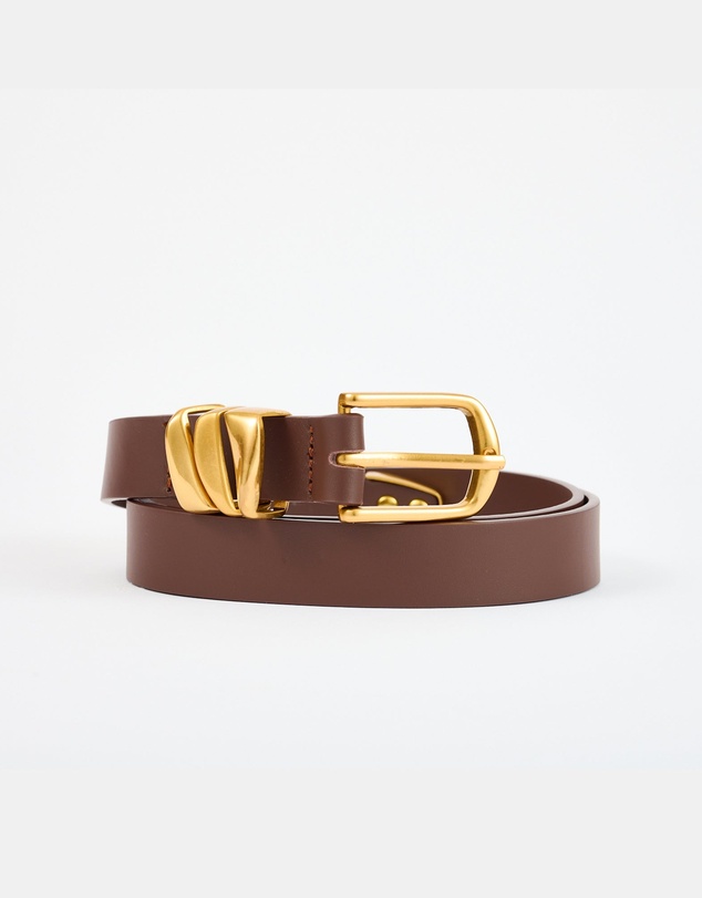 Sol Sana - Crescent Belt Cocoa/Gold