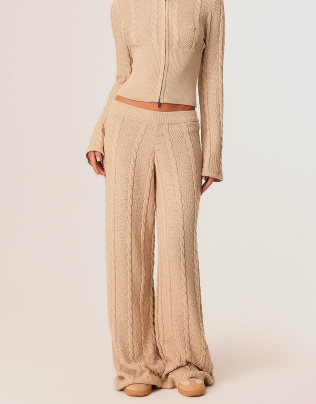 SNDYS - Cici Cable Knit Pants