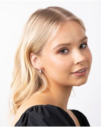 Lovisa - Sterling Silver Shiny 25mm Hoop Earrings
