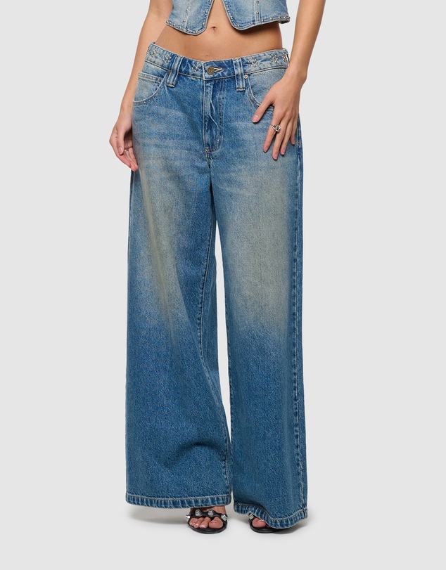 Abrand - 99 Super Baggy Celeste Stud Recycled