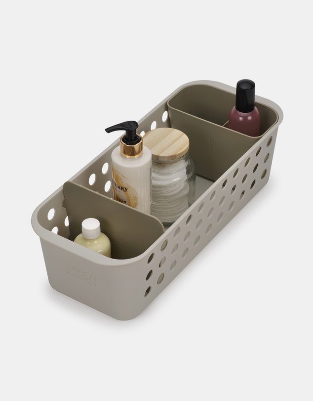 Joseph Joseph - EasyStore™ Slimline Bathroom Storage Basket (Ecru)