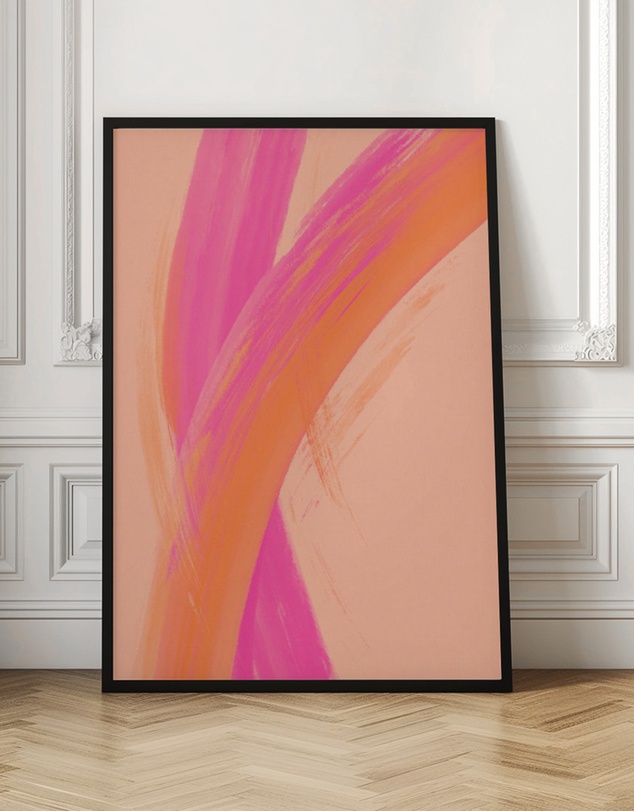Olive et Oriel - Color Strokes No 15 by Treechild Art Print