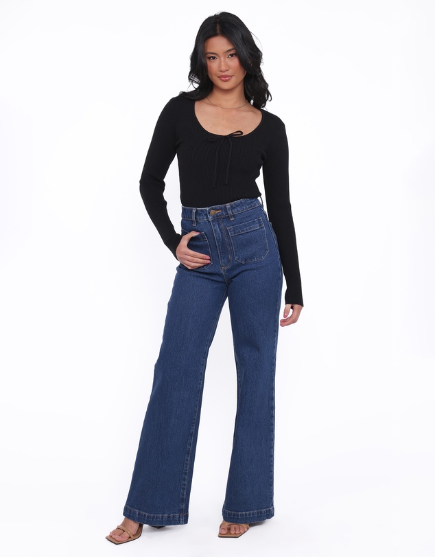 Petal & Pup - Cooper Knit Top - Black