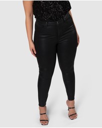 Pink Dusk by Curve Project - Luxe Stretch Coated Jean