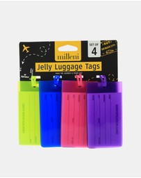 Milleni - Milleni Travel Jelly Luggage Tags (4 PK)