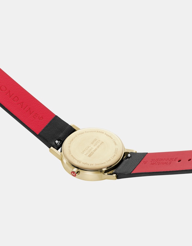 Mondaine - Mondaine Classic Vegan Grape Leather 30mm Watch