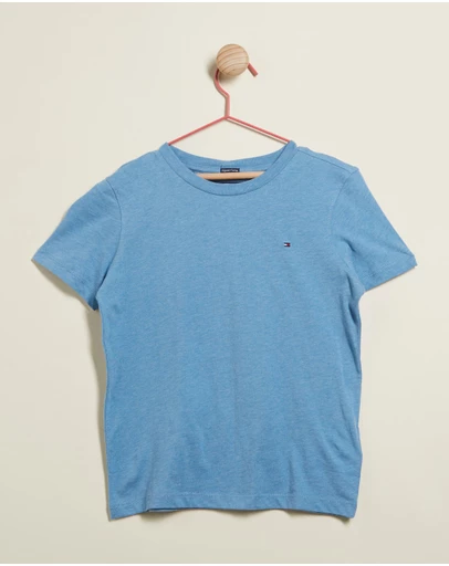 Tommy Hilfiger - Basic Crew Neck Short Sleeve Knit Tee - Teens