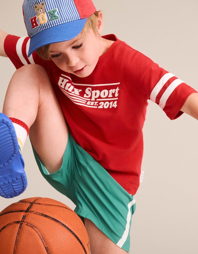 Huxbaby - Hux Sport Sporty Stripe Tee - Babies-Teens