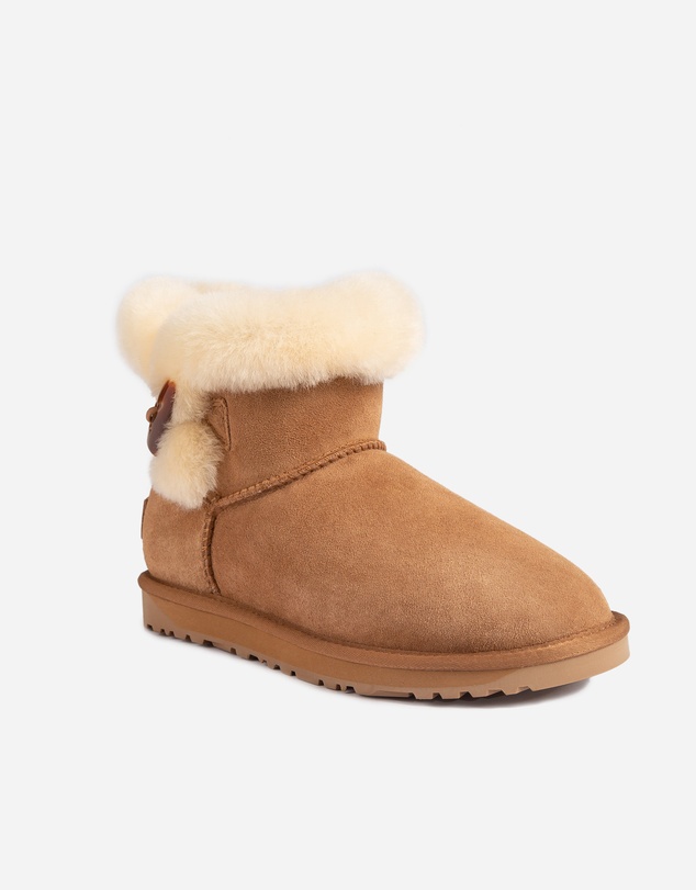Ozwear Connection Uggs - Ugg Horns Button Mini Boots