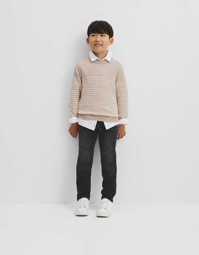 Country Road - Stripe Country Road Logo Knit