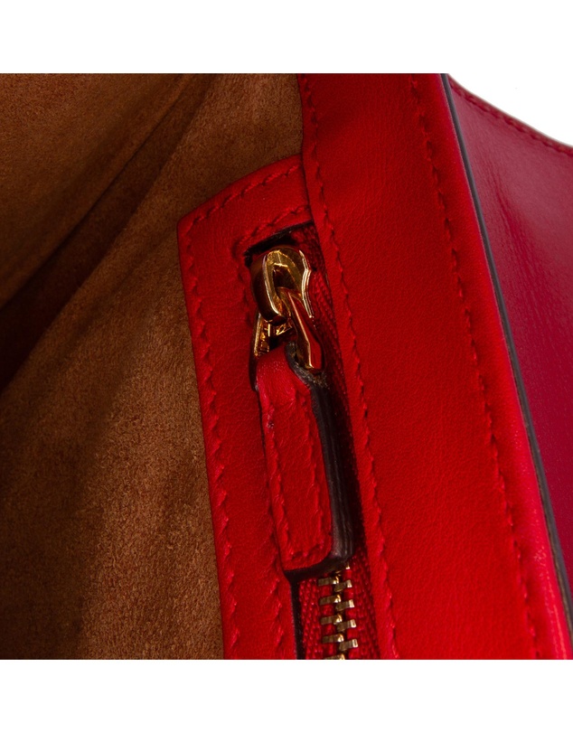Pre-Loved by Azura Reborn - Pre-Loved Medium Bicolor Leather Padlock Shoulder Bag