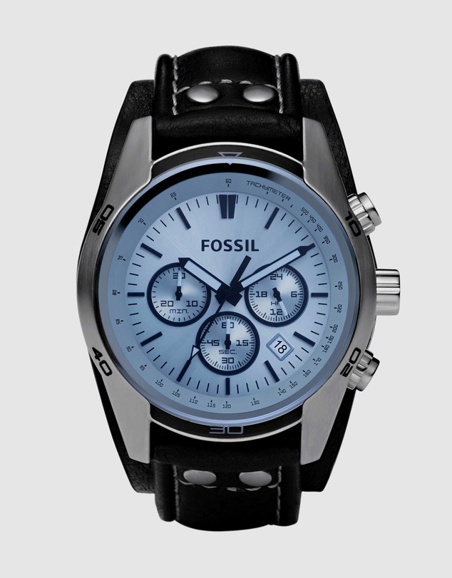 Fossil - Coachman Black Chronograph Watch