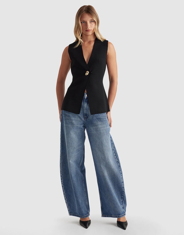 Decjuba - Maddie Longline Knit Vest