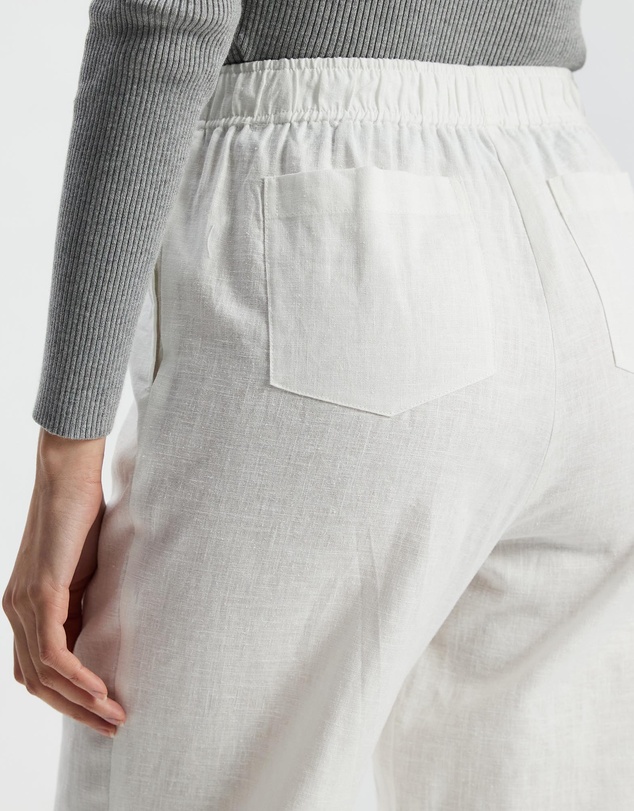 White By FTL - Robin Linen Pants