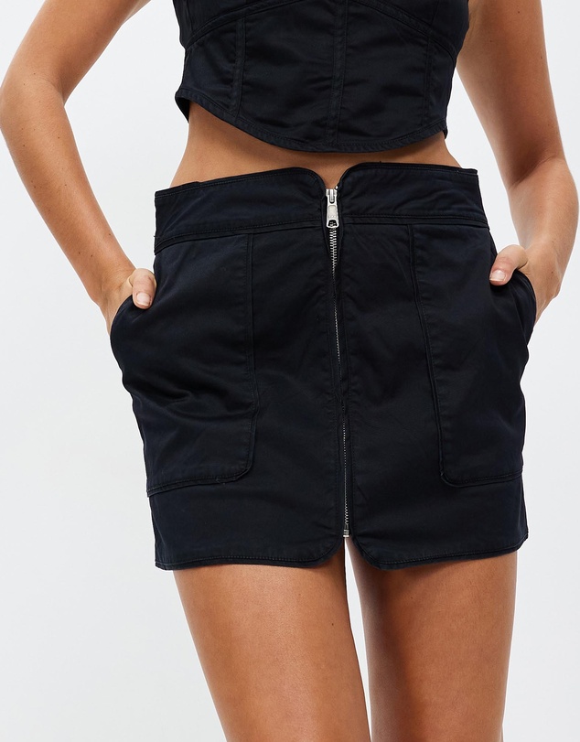 Third Form - Uniform Zip Up Skirt