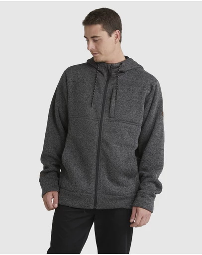 Billabong - Mens Boundary Sherpa Zip Up Hoodie