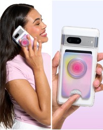 PopSockets - PopWallet MagSafe Phone Wallet Card Holder + Magnetic Adapter Ring
