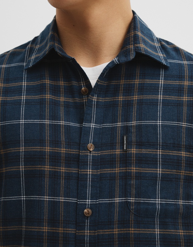 Country Road - Regular Fit Brushed Check Shirt