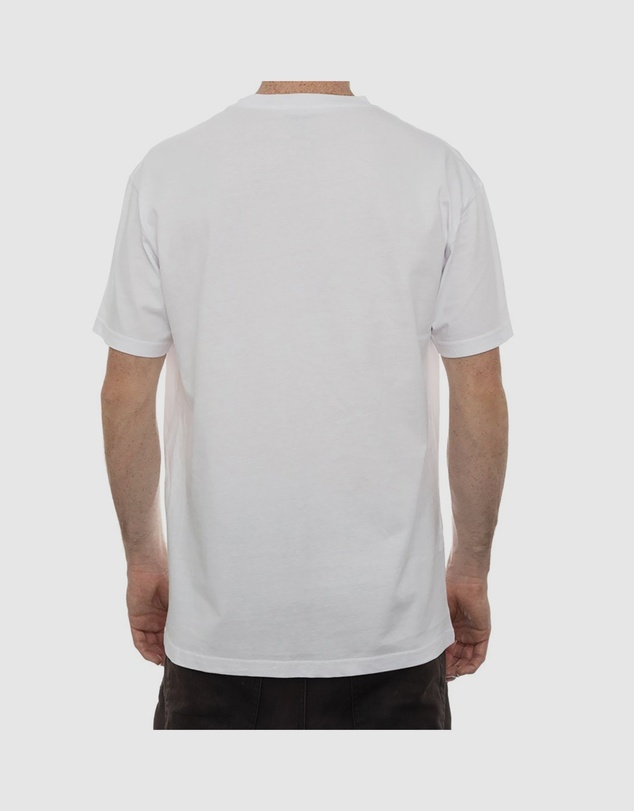 Fallen Footwear - Fallen Footwear Men Neuveaux 100% Cotton Tees Regular Fit White