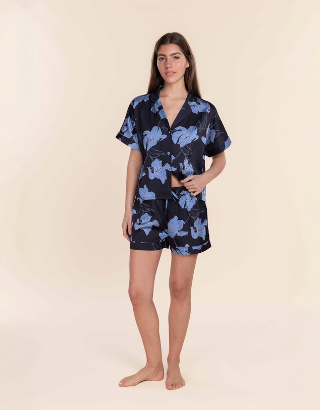 Gingerlilly - Freya Recycled Silky Satin Short Set
